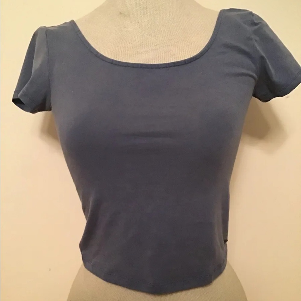 american eagle crop top cotton stetch